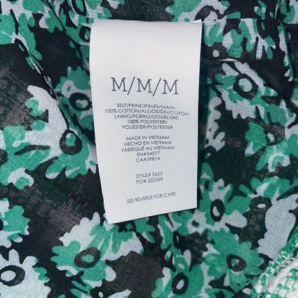 CAbi 5653 Green Library Plaid Tweed Jacket M - Picture 11 of 12